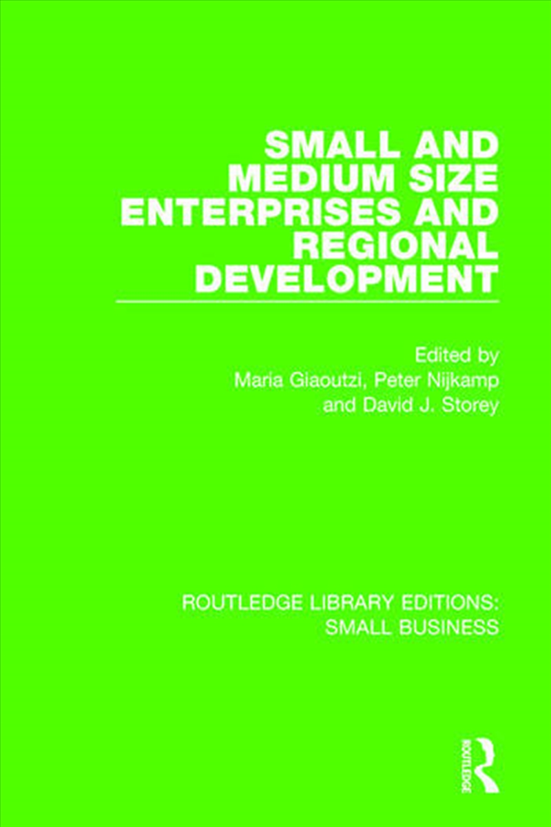 Small and Medium Size Enterprises and Regional Development/Product Detail/Business Leadership & Management