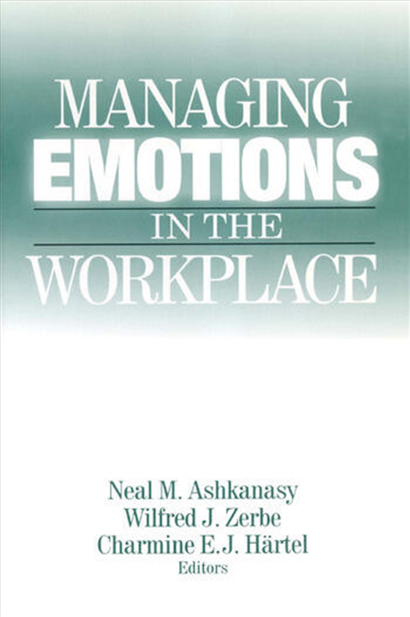 Managing Emotions in the Workplace/Product Detail/Business Leadership & Management