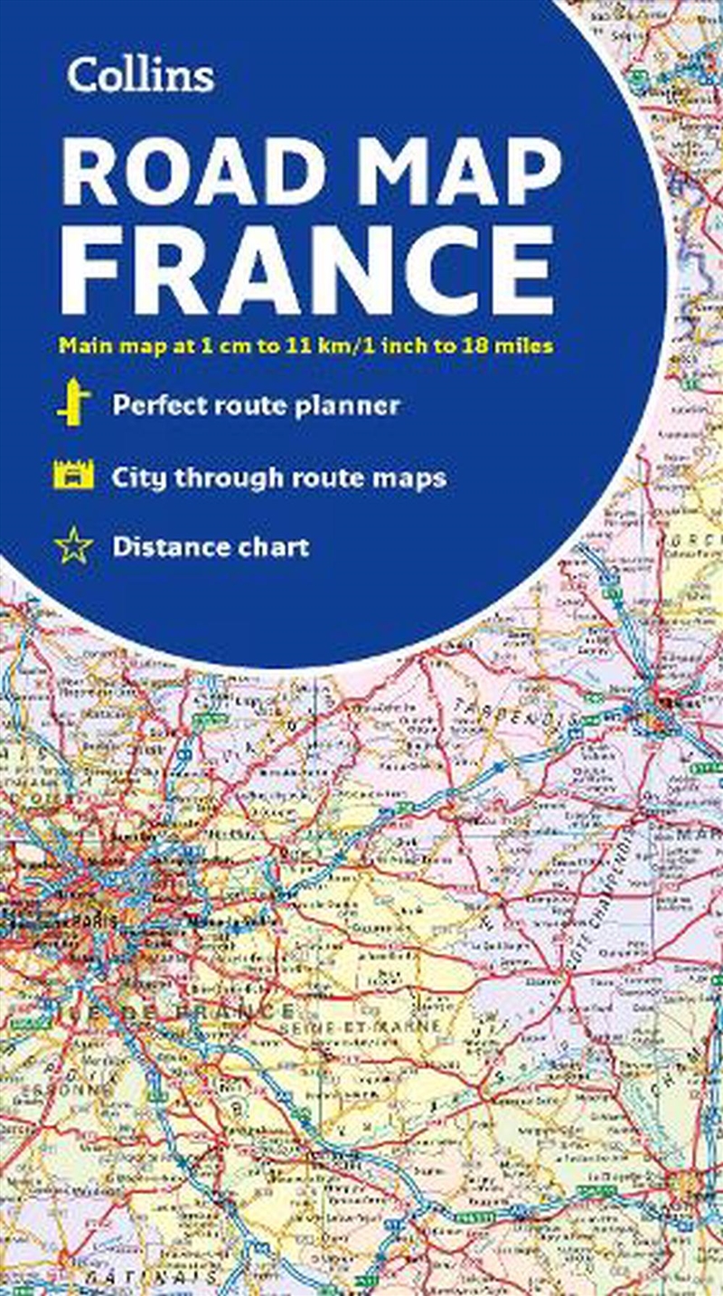 2022 Collins Map of France [New Edition]/Product Detail/Geography