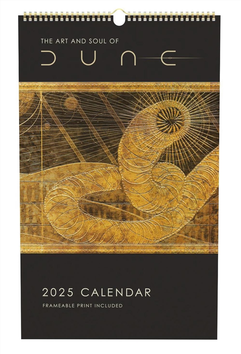 2025 The Art and Soul of Dune Poster Wall Calendar/Product Detail/Calendars & Diaries