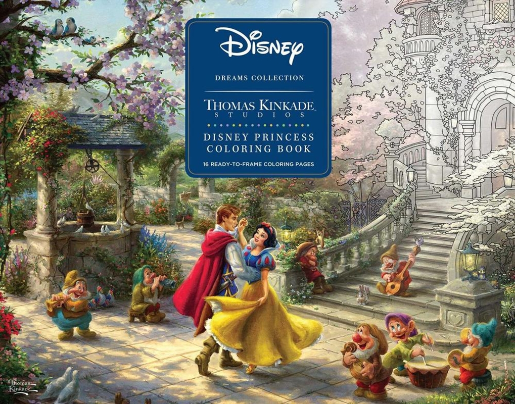 Disney Dreams Collection Thomas Kinkade Studios Disney Princ/Product Detail/Adults Colouring
