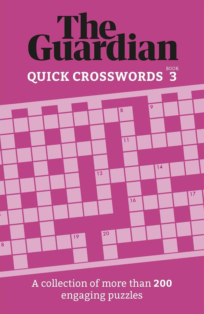 The Guardian Quick Crosswords 3/Product Detail/Adults Activity Books