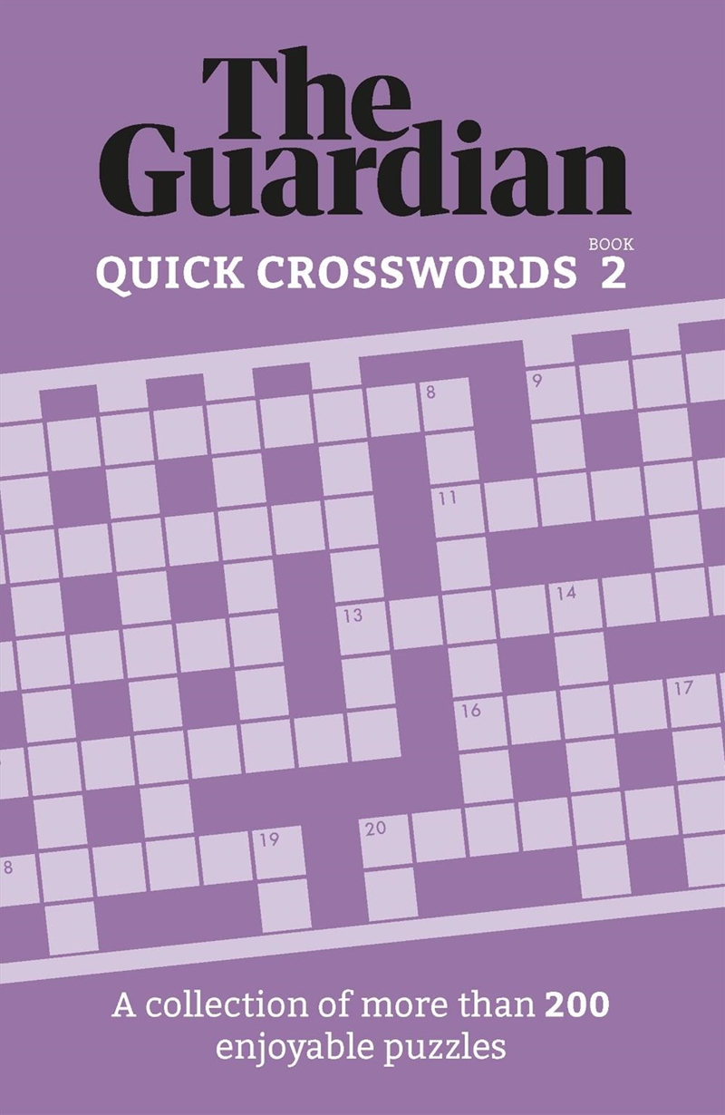 The Guardian Quick Crosswords 2/Product Detail/Adults Activity Books