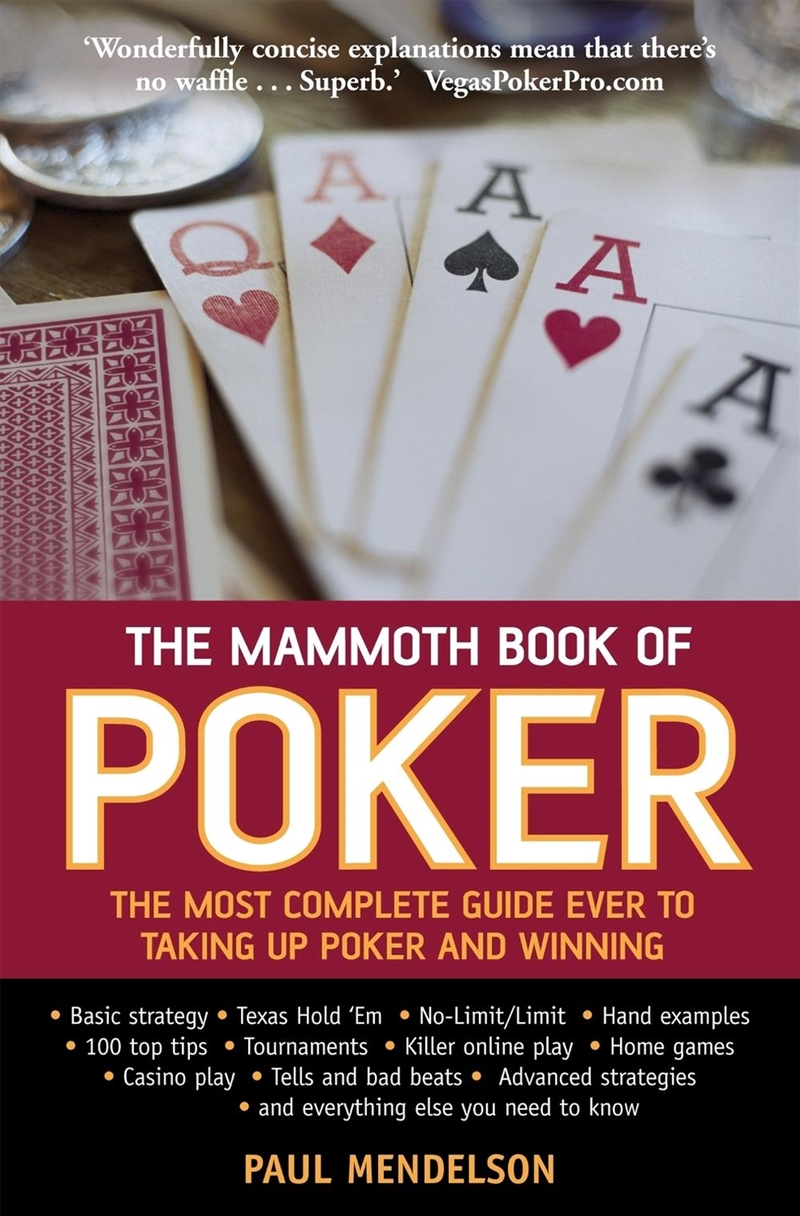 The Mammoth Book of Poker/Product Detail/Crafts & Handiwork