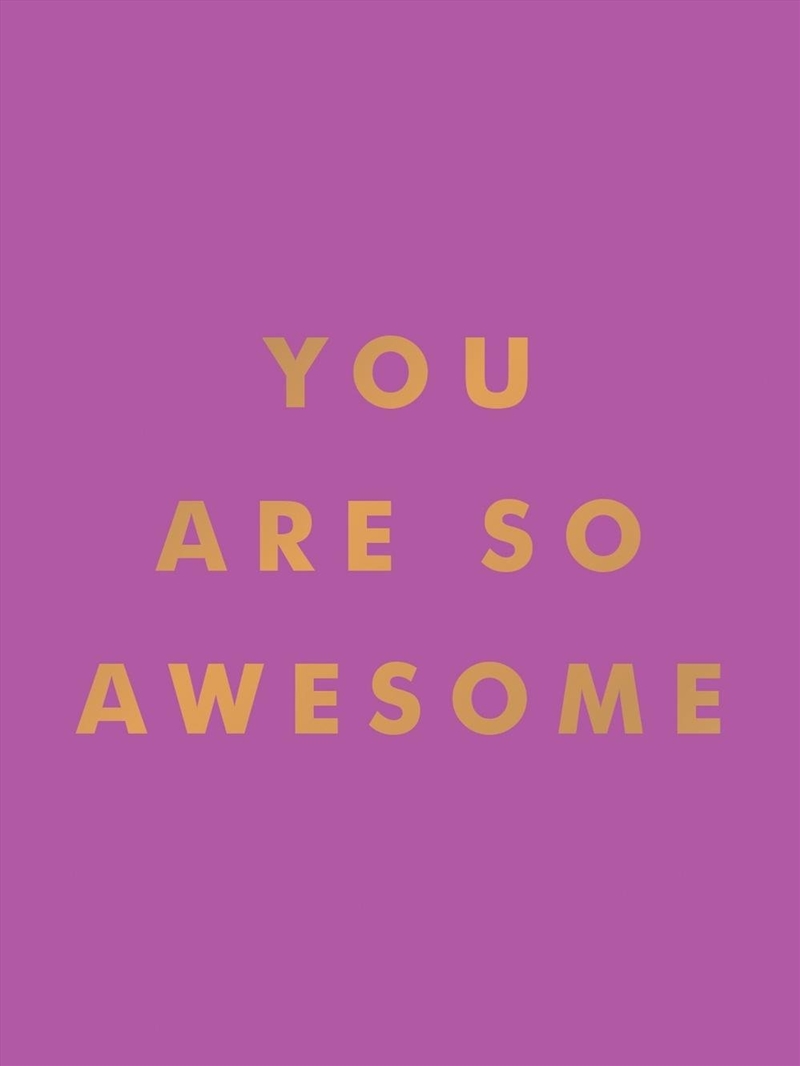You Are So Awesome/Product Detail/Self Help & Personal Development