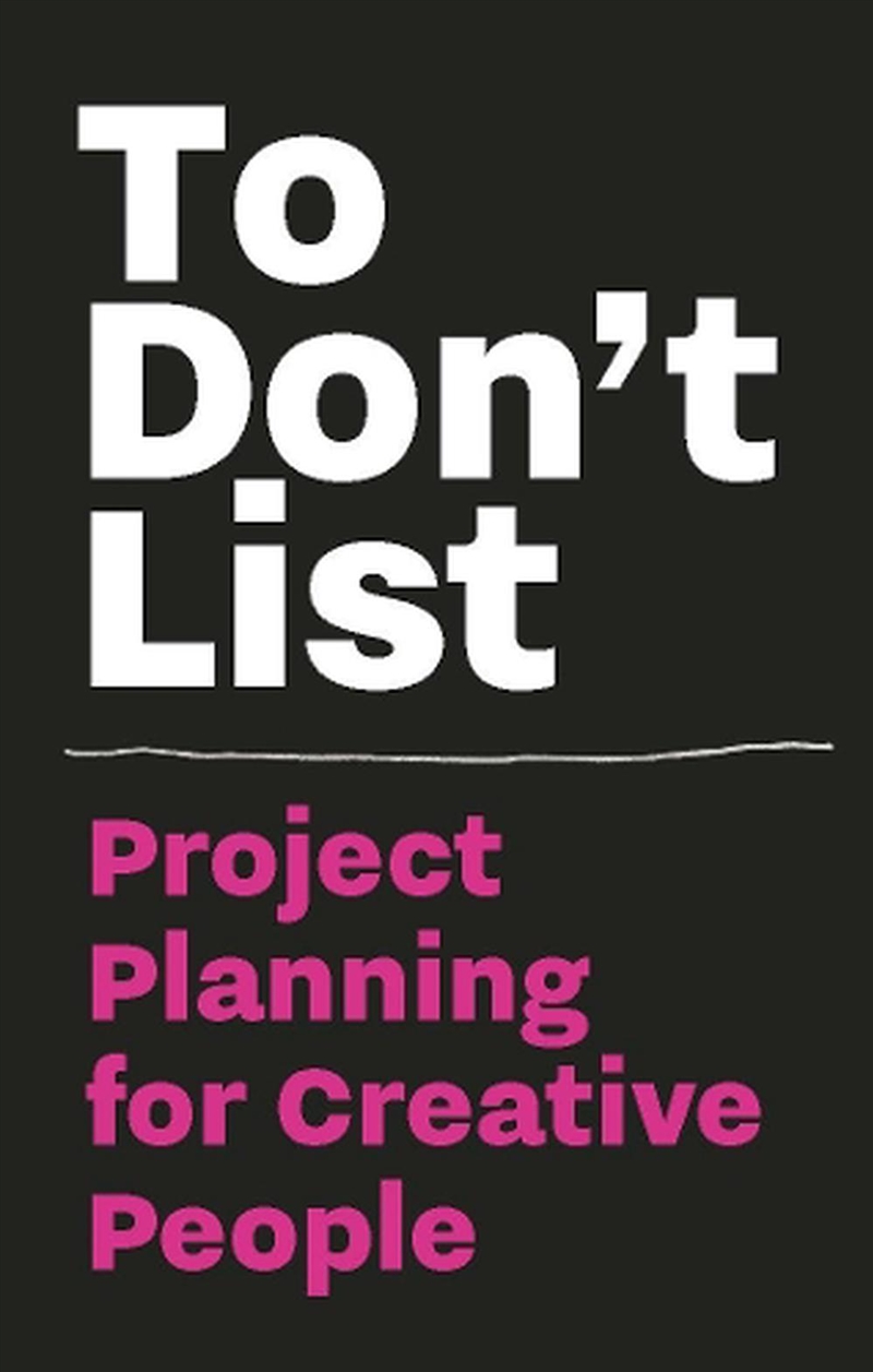To Don't List/Product Detail/Self Help & Personal Development