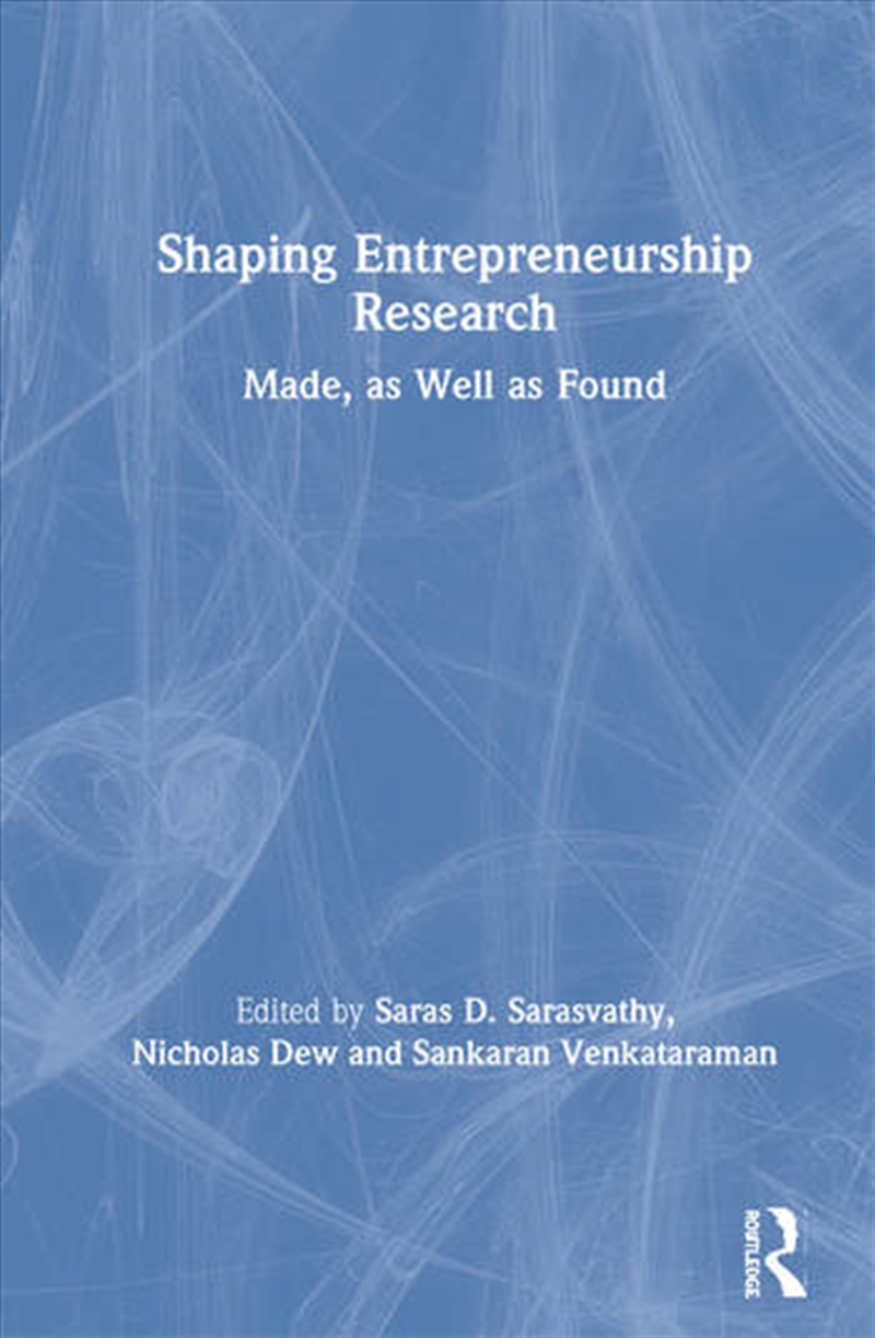 Shaping Entrepreneurship Research/Product Detail/Business Leadership & Management