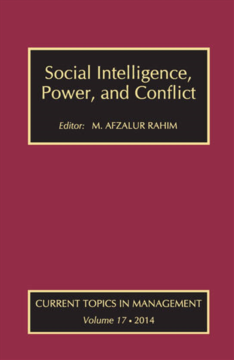 Social Intelligence, Power, and Conflict/Product Detail/Business Leadership & Management