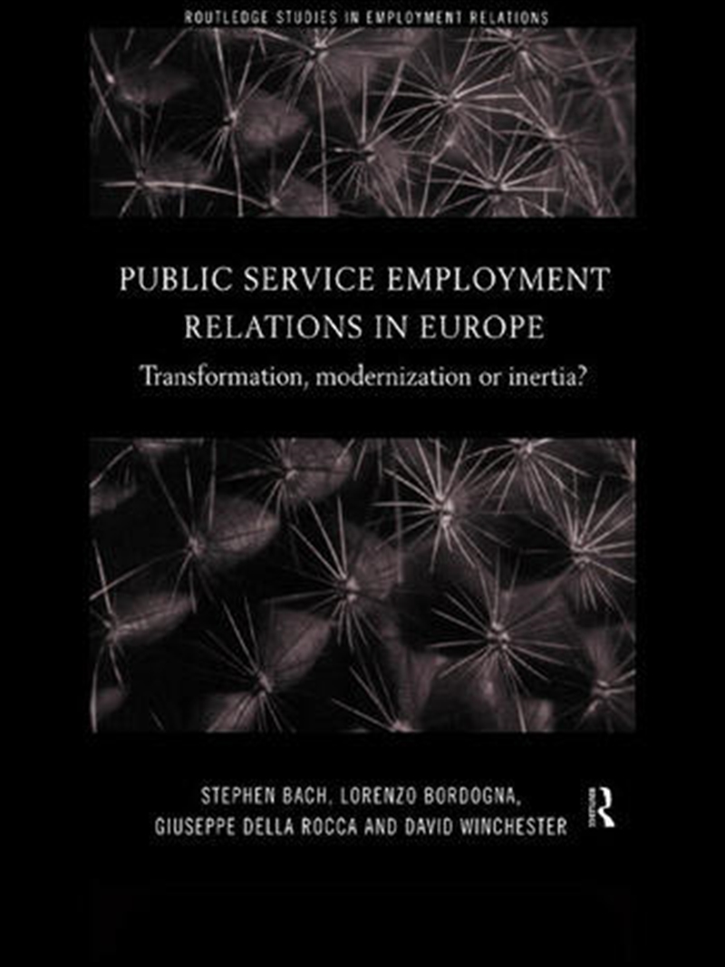 Public Service Employment Relations in Europe/Product Detail/Business Leadership & Management
