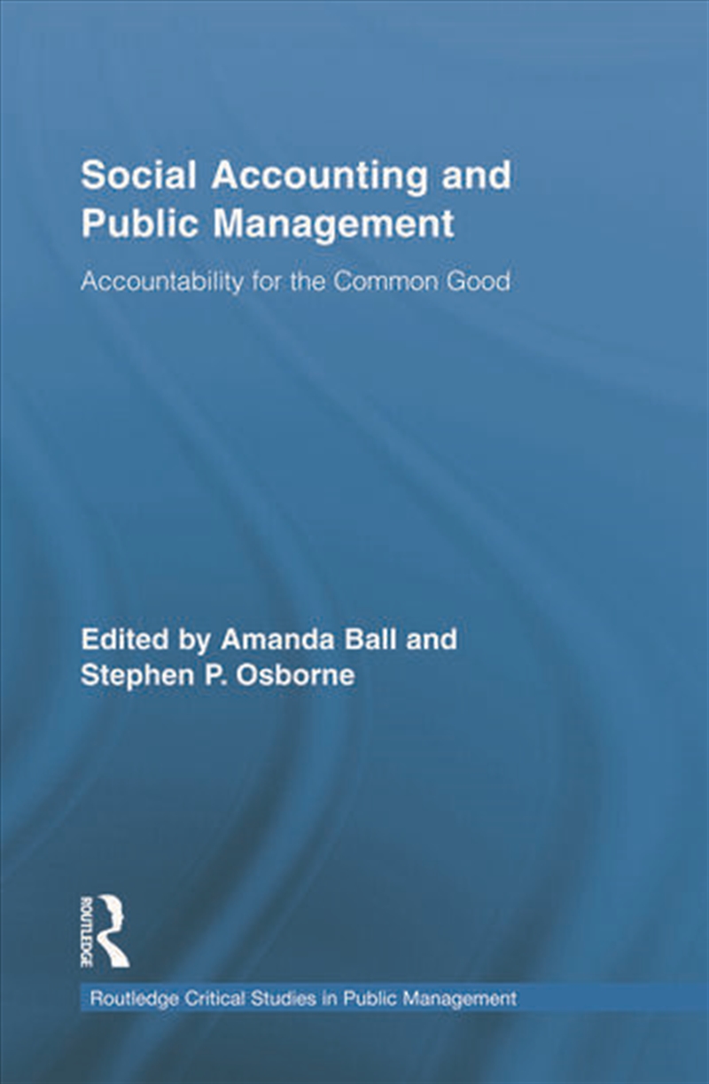 Social Accounting and Public Management/Product Detail/Reading