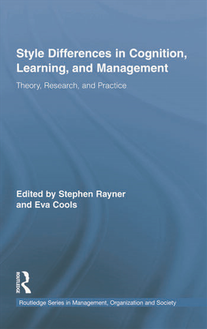 Style Differences in Cognition, Learning, and Management/Product Detail/Business Leadership & Management