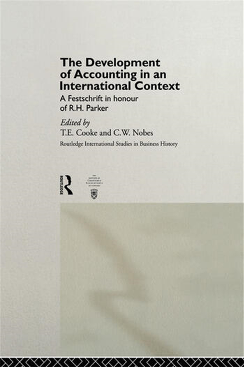 The Development of Accounting in an International Context/Product Detail/Business Leadership & Management