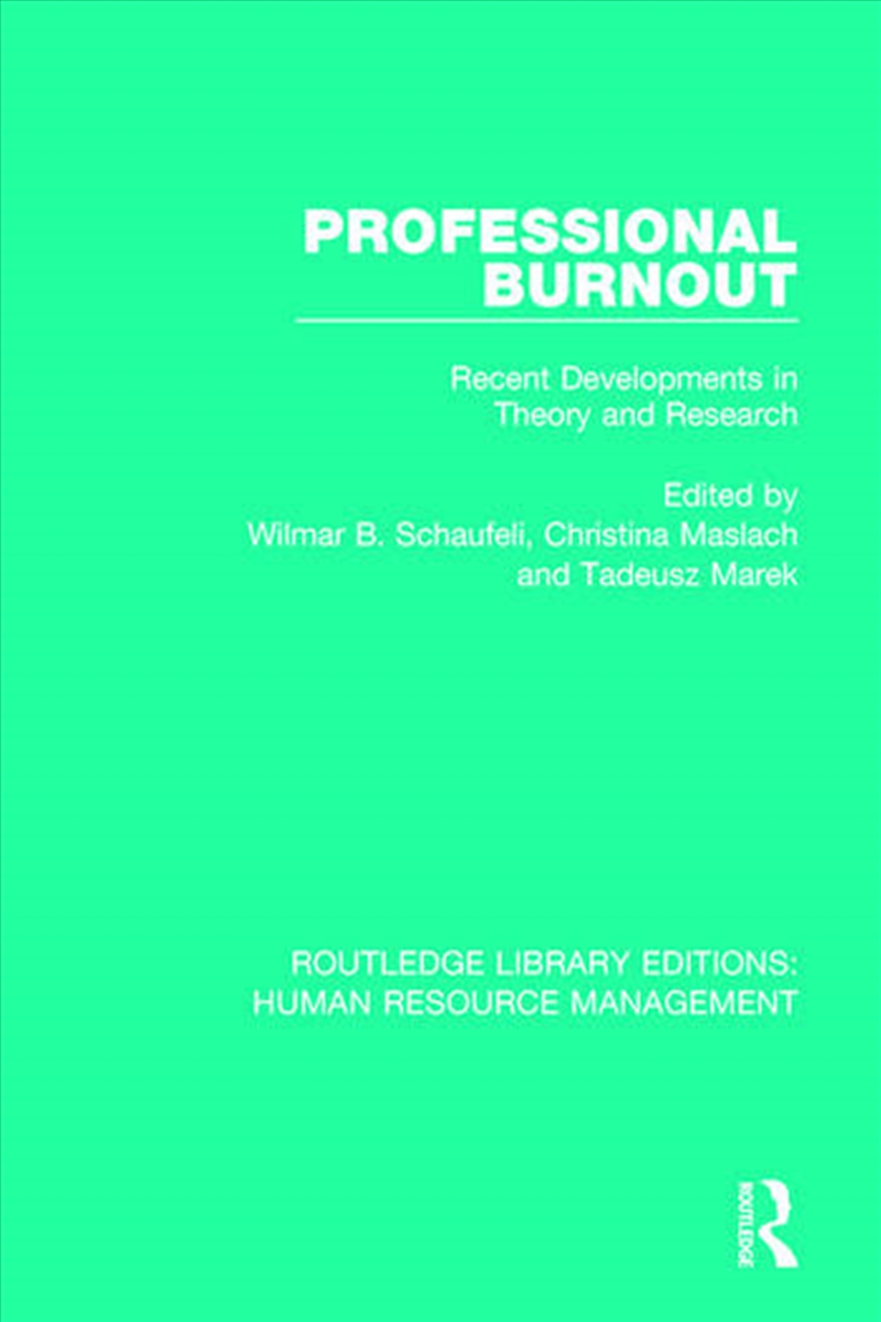 Professional Burnout/Product Detail/Business Leadership & Management