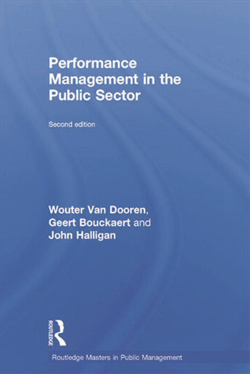 Performance Management in the Public Sector/Product Detail/Business Leadership & Management