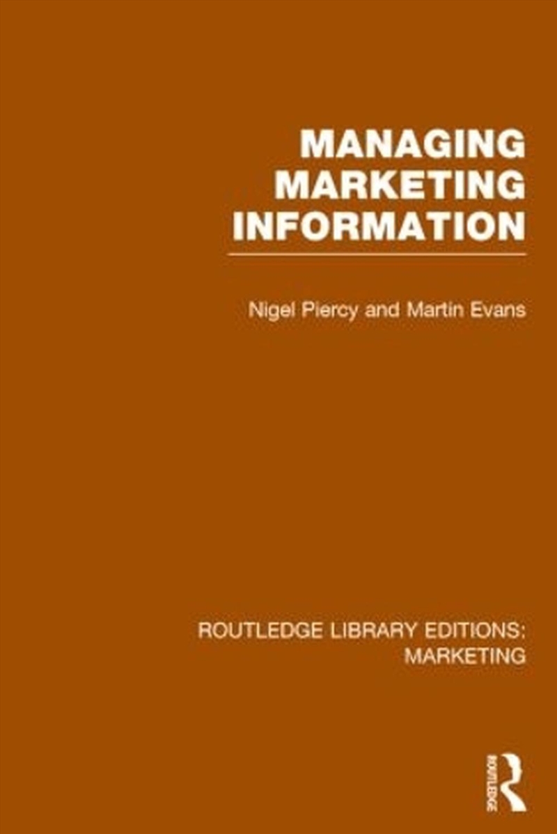 Managing Marketing Information/Product Detail/Business Leadership & Management