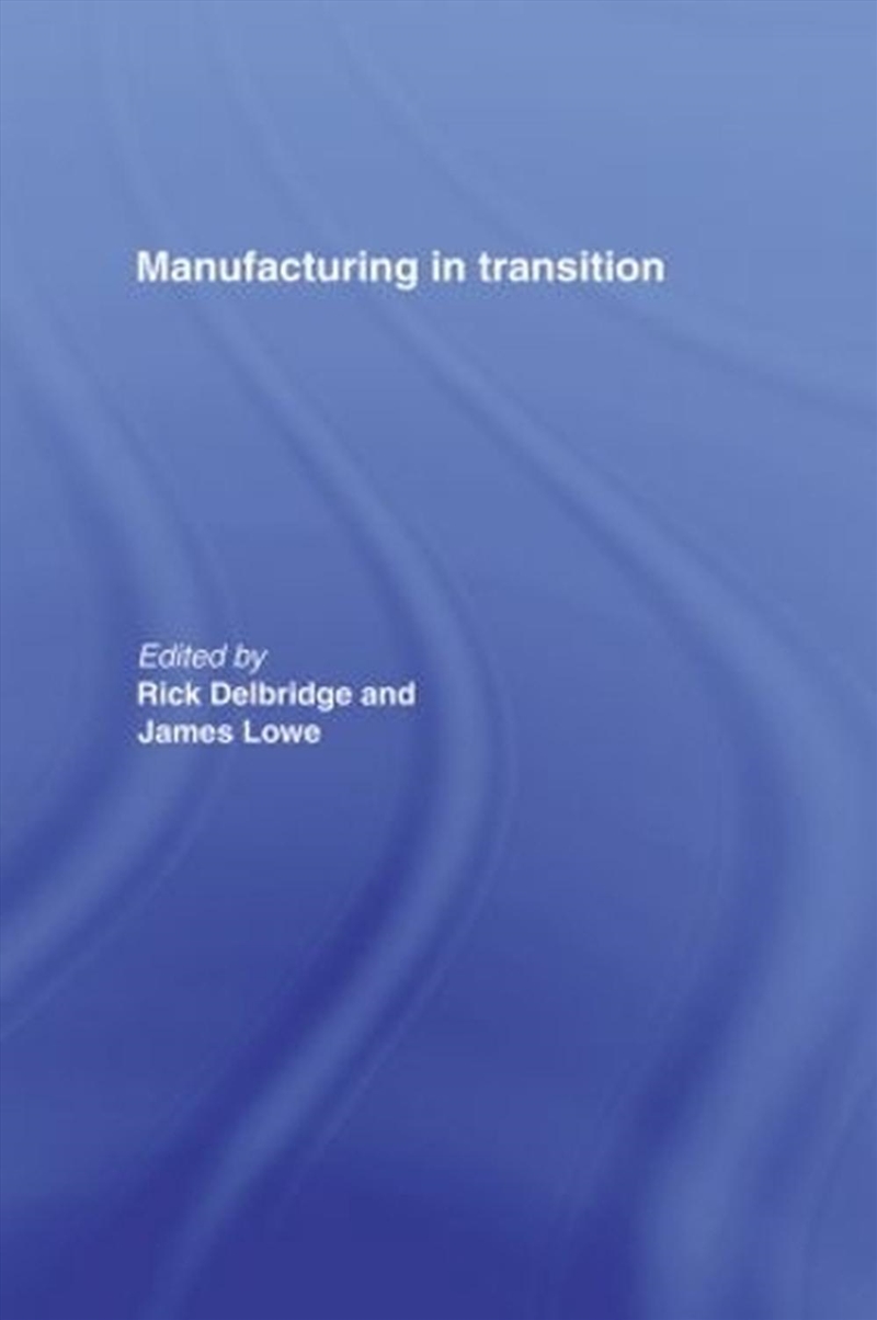 Manufacturing In Transition/Product Detail/Business Leadership & Management