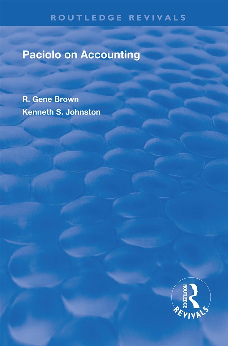 Paciolo On Accounting/Product Detail/Reading