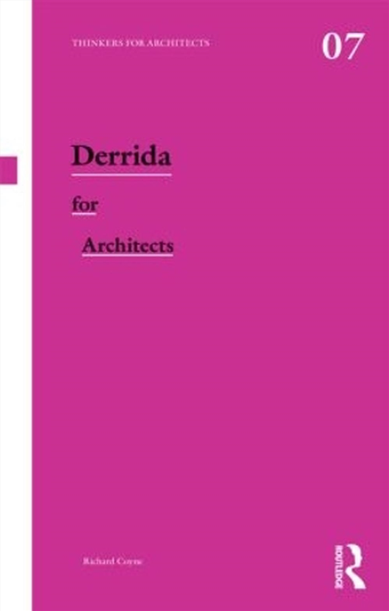 Derrida For Architects/Product Detail/Architecture