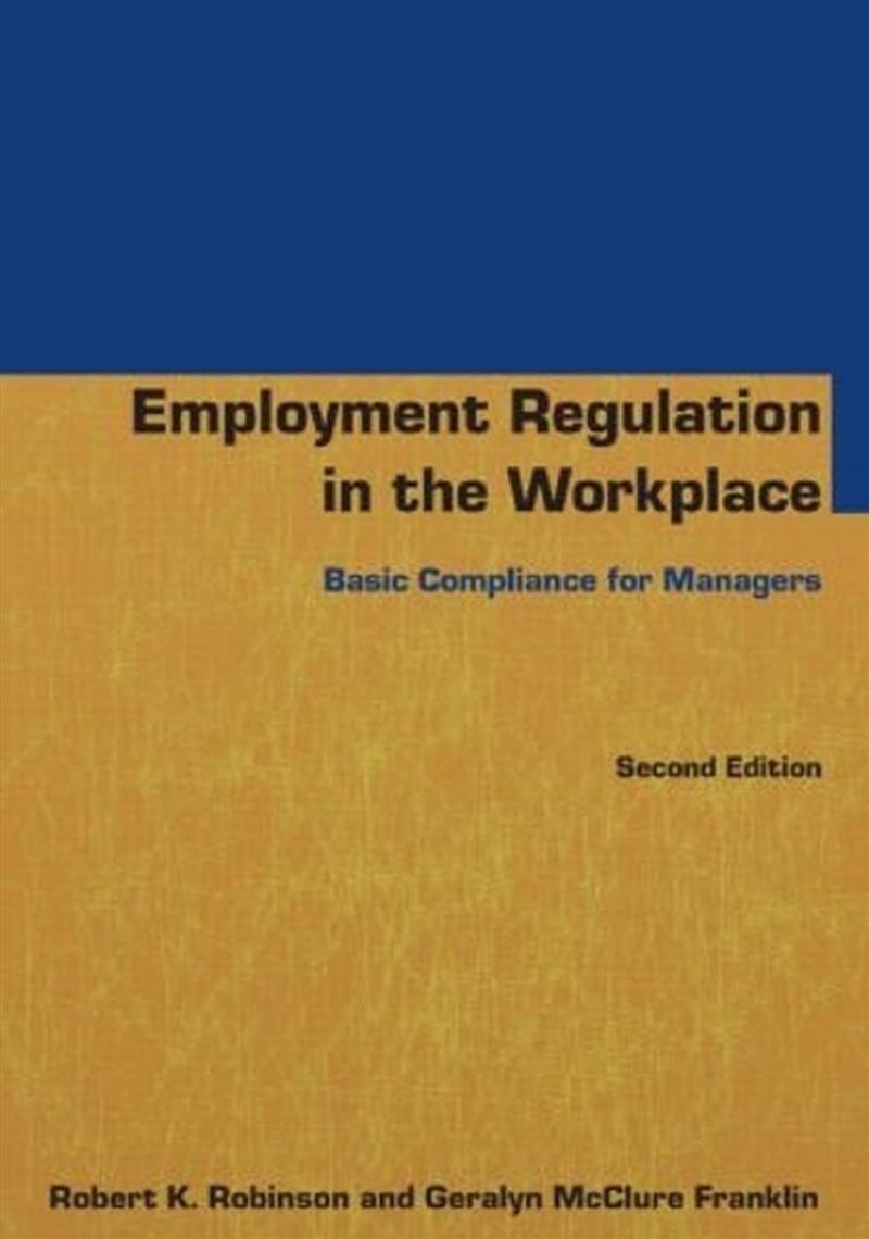 Employment Regulation In The W/Product Detail/Business Leadership & Management