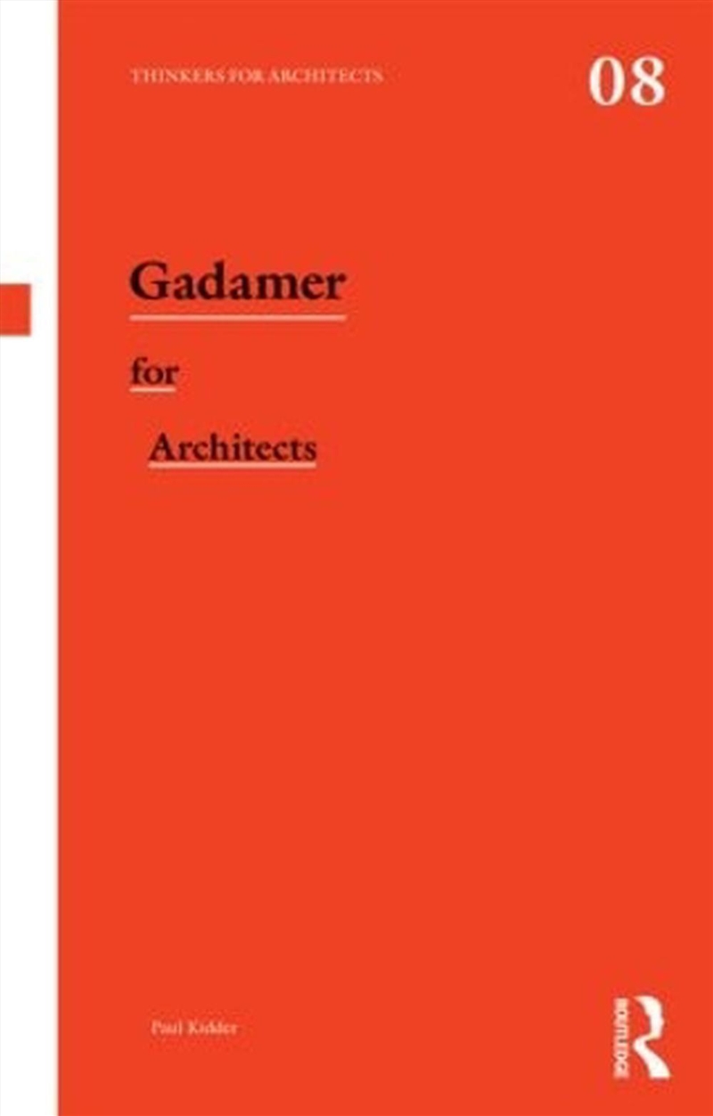 Gadamer For Architects/Product Detail/Architecture