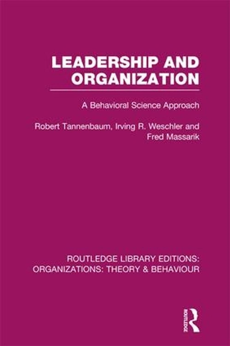 Leadership And Organization: R/Product Detail/Business Leadership & Management