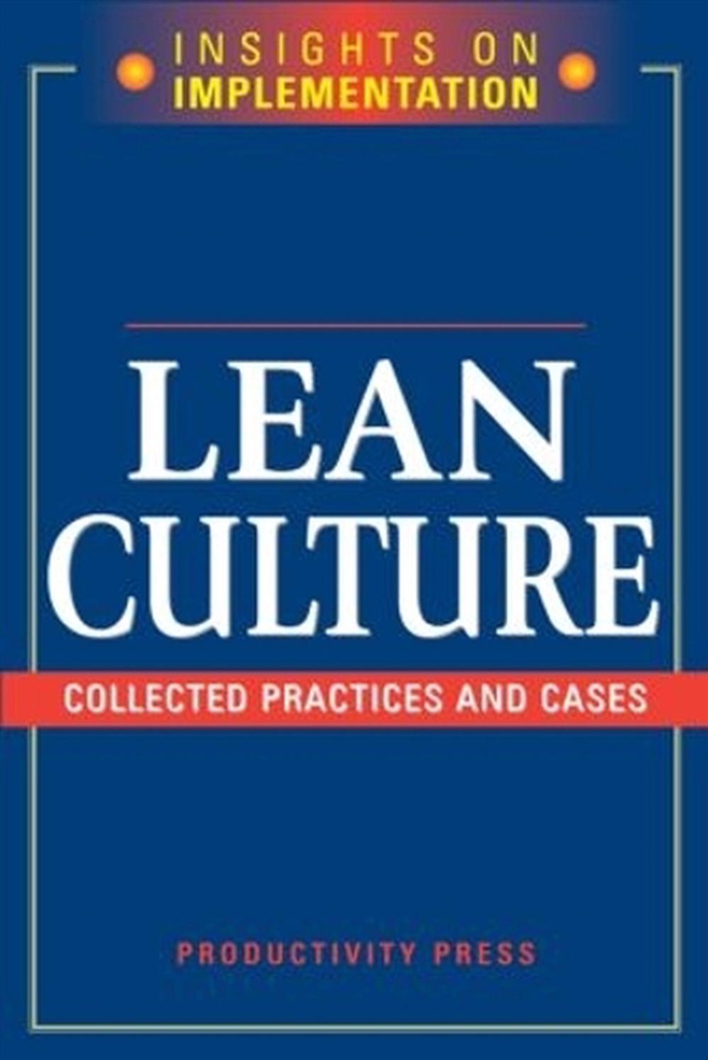 Lean Culture/Product Detail/Business Leadership & Management