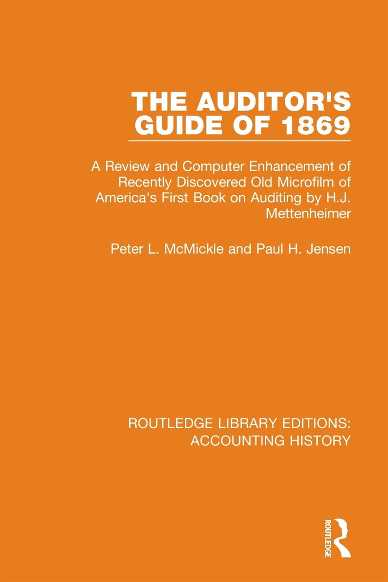 The Auditor's Guide Of 1869/Product Detail/Accounting & Finance