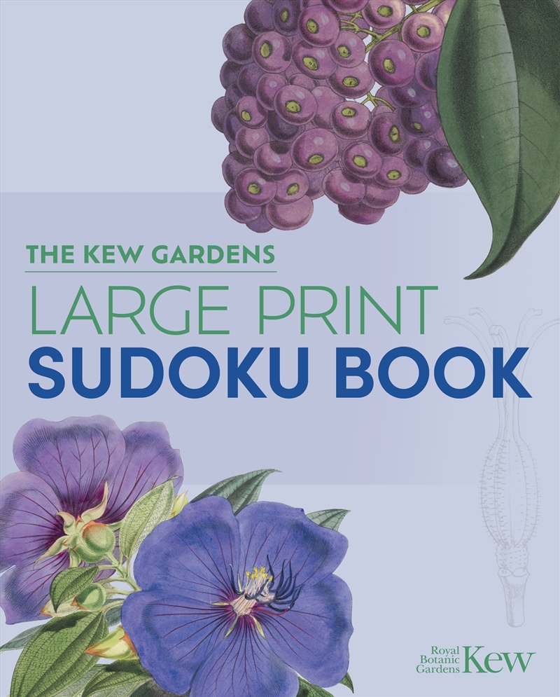 Kew Gardens Large Print Sudoku Book/Product Detail/Adults Activity Books