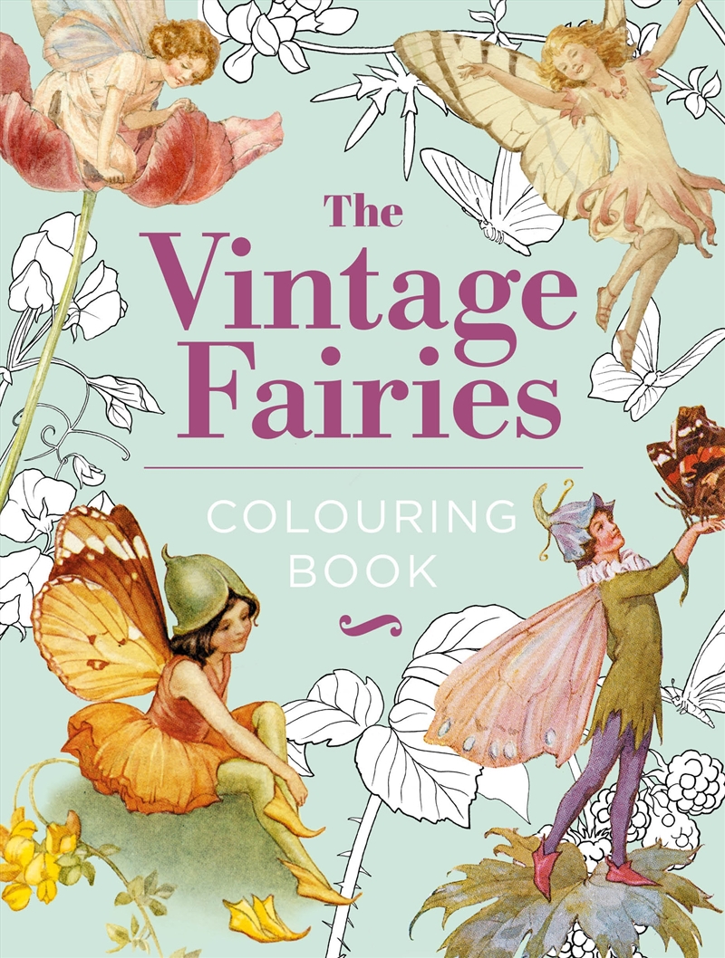 VINTAGE FAIRIES COLOURING BOOK/Product Detail/Kids Colouring