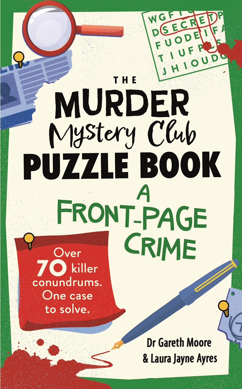 The Murder Mystery Club Puzzle Book: A Front-Page Mystery/Product Detail/Adults Activity Books