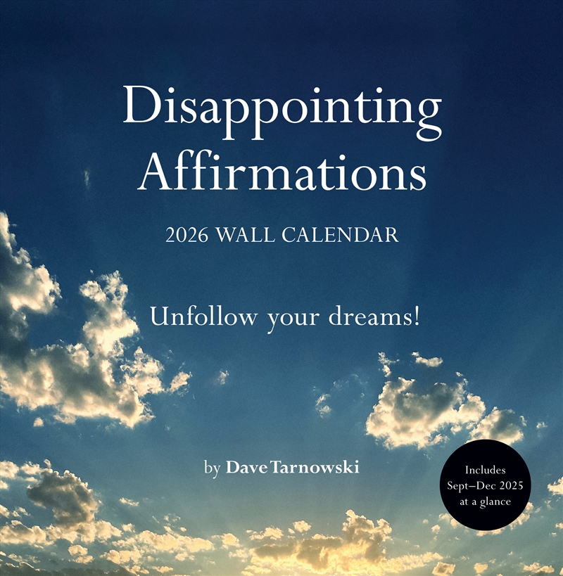 Disappointing Affirmations 2026 Wall Calendar/Product Detail/Calendars & Diaries