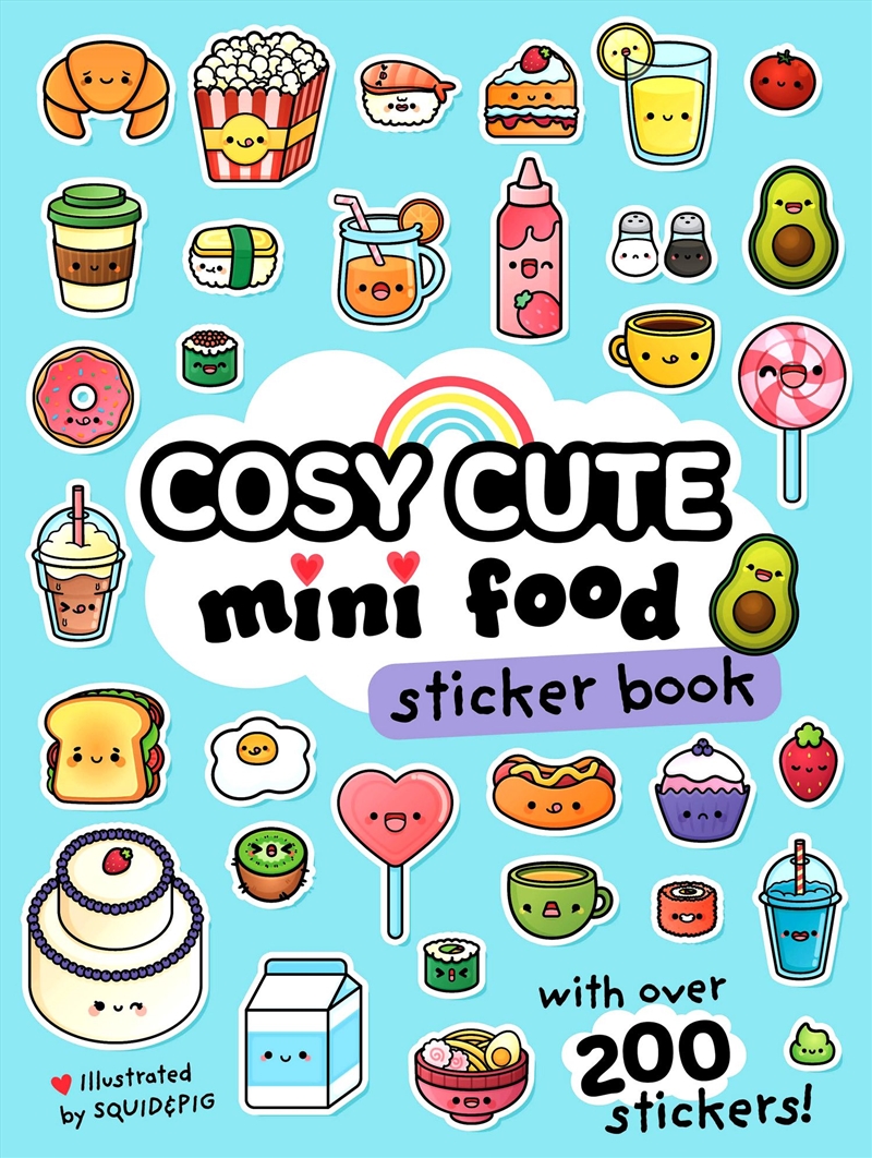Cosy Cute Mini Food Sticker Book/Product Detail/Kids Activity Books