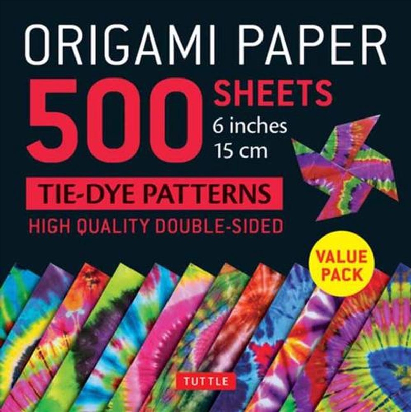 Origami Paper 500 Sheets Tie-Dye Patterns 6" (15 Cm)/Product Detail/Crafts & Handiwork