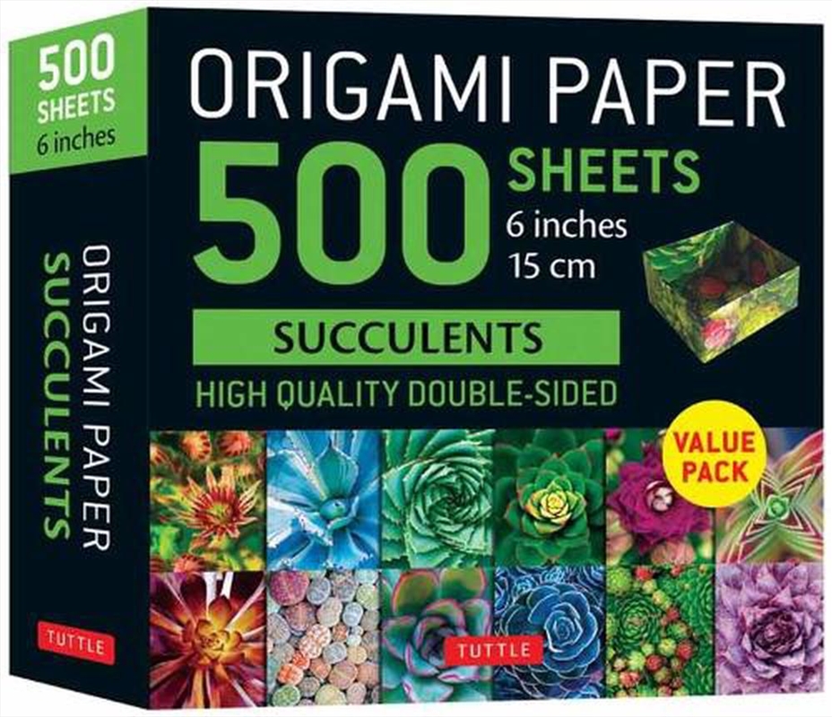 Origami Paper 500 Sheets Succulents 6" (15 Cm)/Product Detail/Crafts & Handiwork