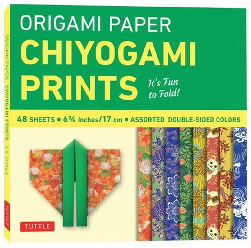 Origami Paper - Chiyogami Prints - 6 3/4" - 48 Sheets/Product Detail/Crafts & Handiwork