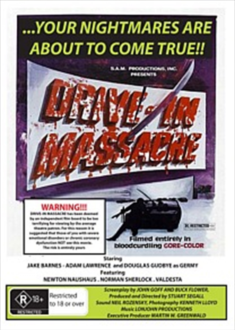 Drive-In Massacre/Product Detail/Horror