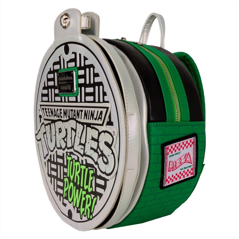 Loungefly TMNT (TV) - Sewer Cover Mini Backpack/Product Detail/Bags