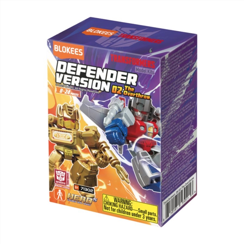 Transformers - Defender "The Over Throw" Blind Box (SENT AT RANDOM)/Product Detail/Figurines
