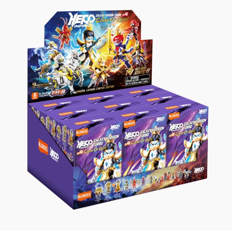 Hero Infinity - Galaxy Version Tubro Clash of Gods Blind Box (SENT AT RANDOM)/Product Detail/Figurines