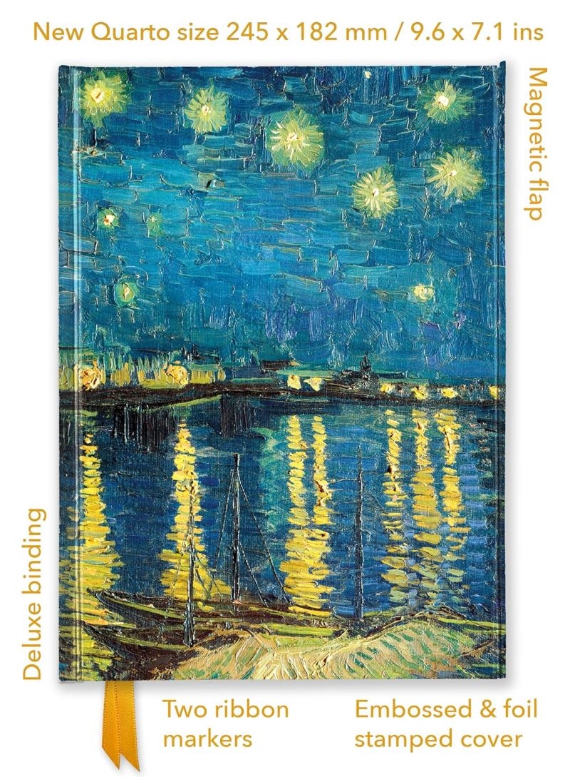 Foiled Quarto Journal: Vincent van Gogh, Starry Night over the Rhone/Product Detail/Notebooks & Journals