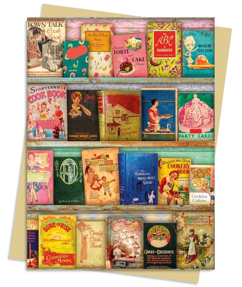 Aimee Stewart: Vintage Cook Book Library Greeting Card Pack: Pack of 6/Product Detail/Stationery