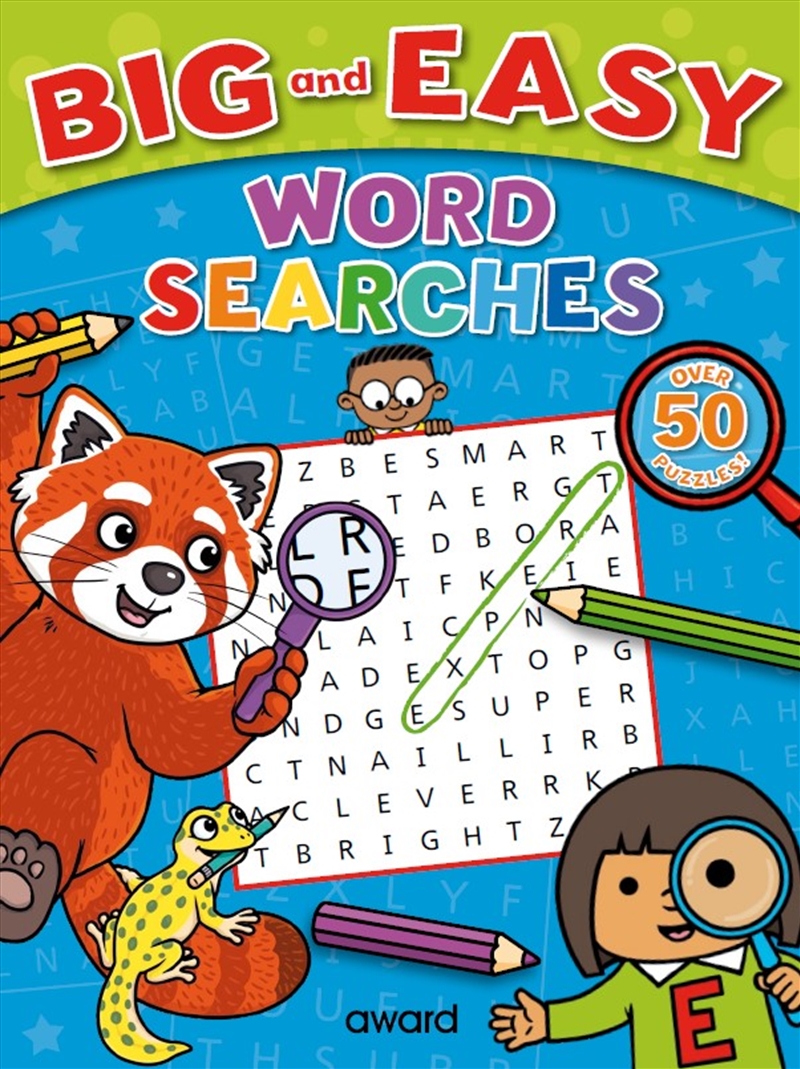 Big And Easy Word Searches: Red Panda/Product Detail/Childrens