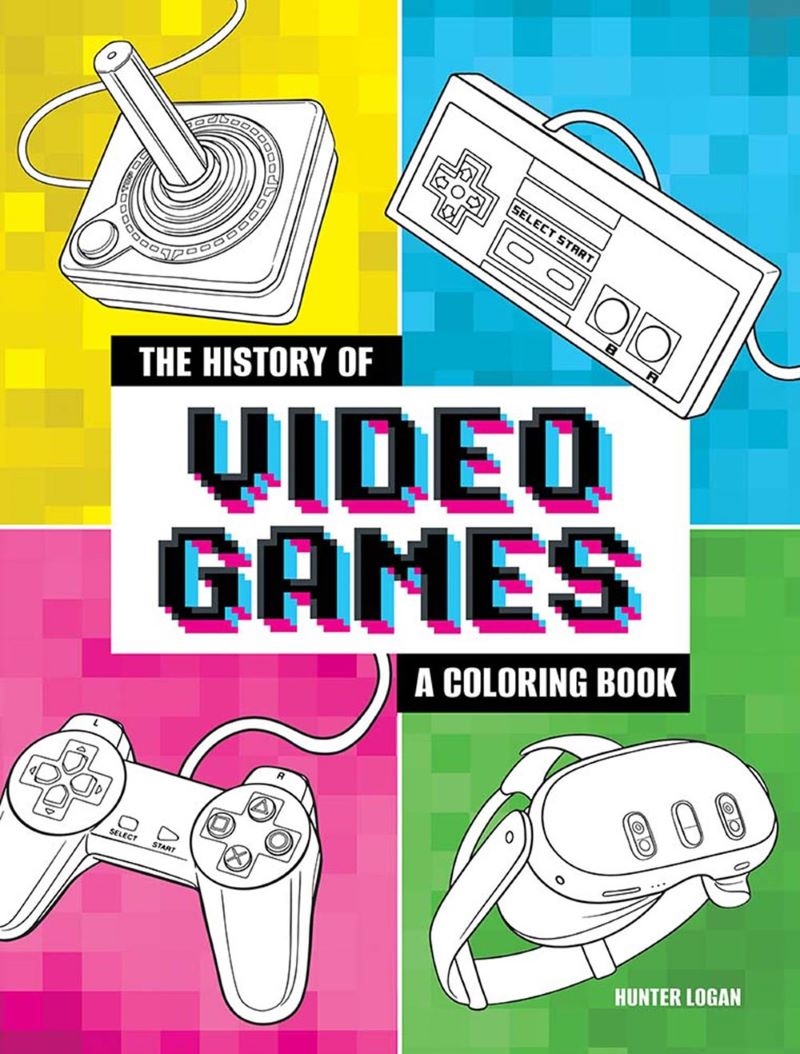 History Of Video Games: A Coloring Book/Product Detail/Kids Activity Books