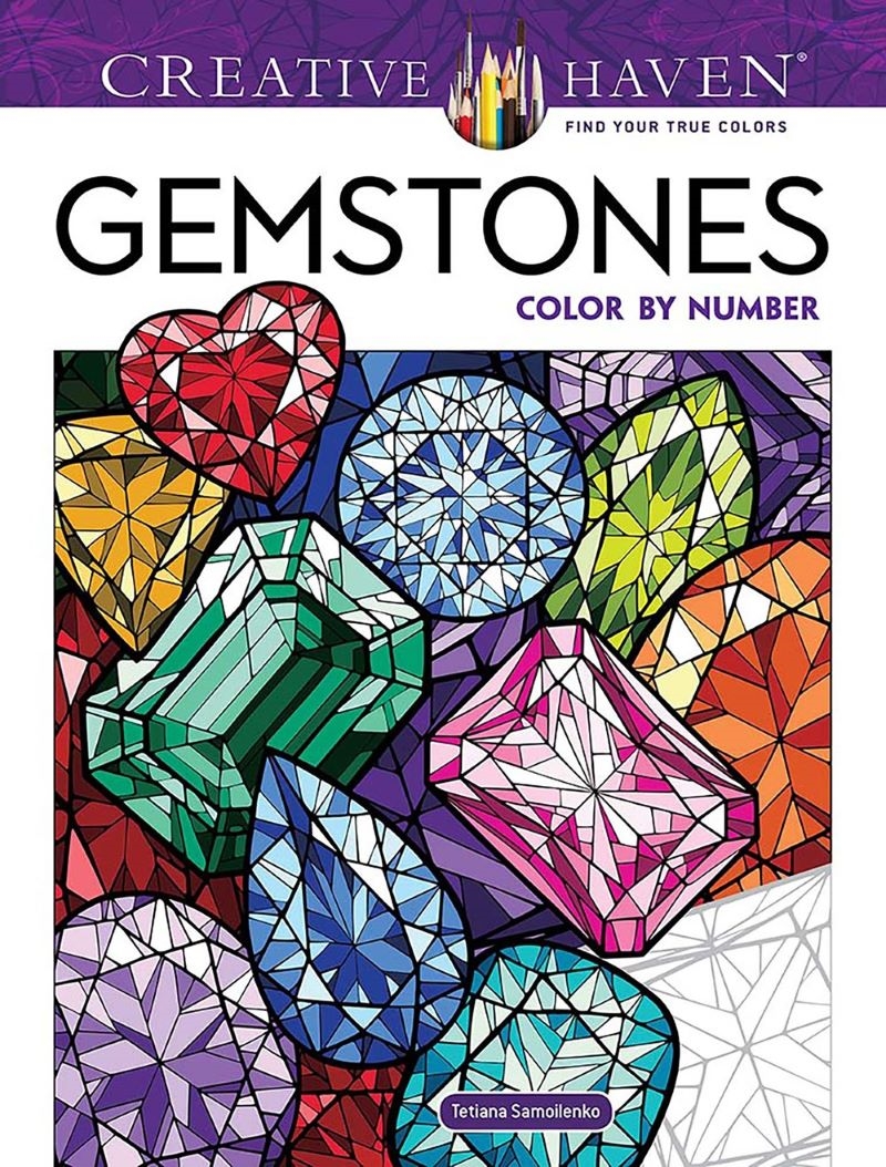 Creative Haven Gemstones Color by Number/Product Detail/Crafts & Handiwork