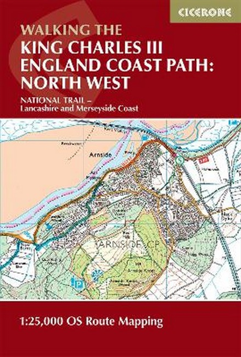 Walking The King Charles Iii England Coast Path: North West - Lancashire & Merseyside Map Booklet/Product Detail/Travel & Holidays