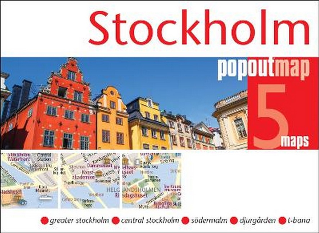Stockholm PopOut Map - pocket-size, pop up map of Stockholm city centre/Product Detail/Travel & Holidays