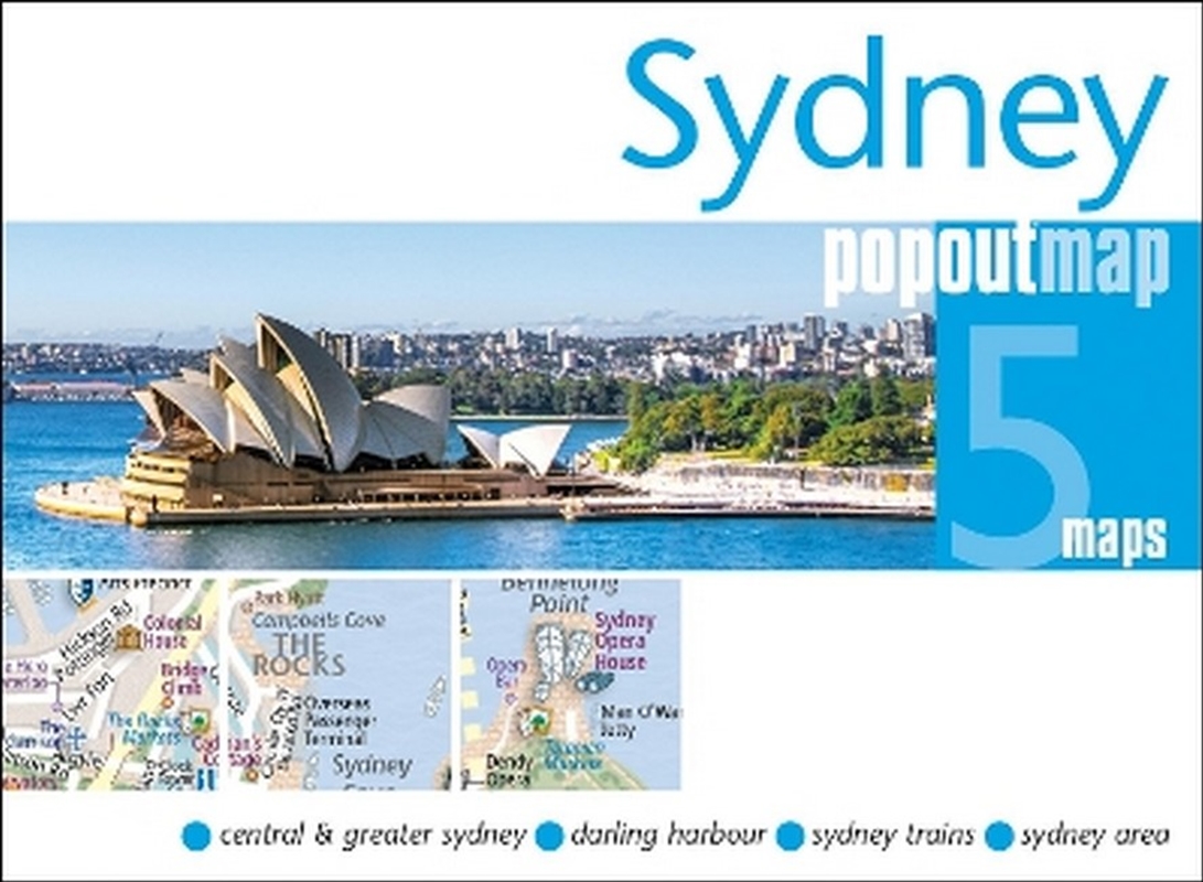 Sydney PopOut Map - pocket-size, pop up map of Sydney city centre/Product Detail/Travel & Holidays