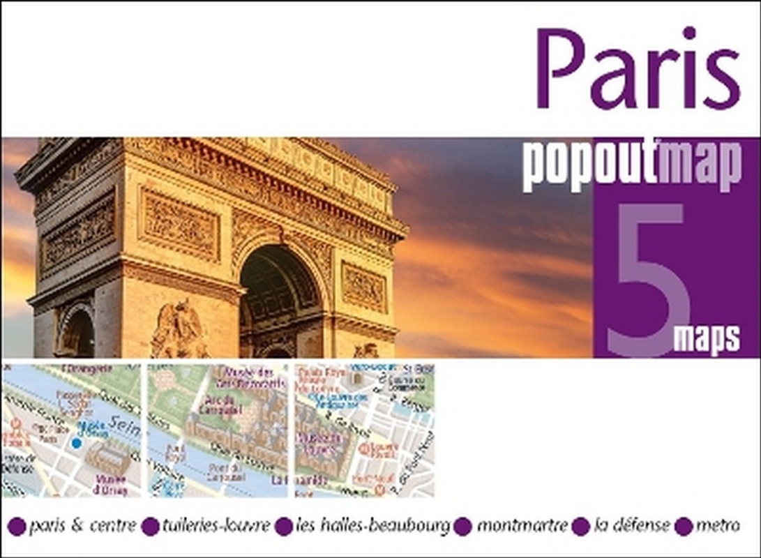 Paris PopOut Map/Product Detail/Travel & Holidays