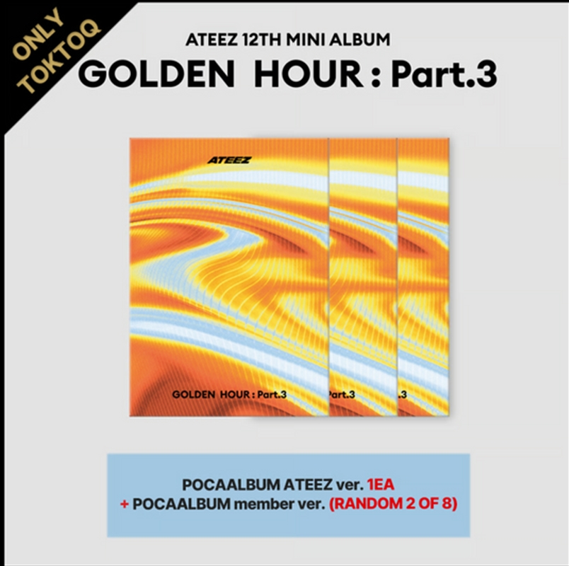 Ateez - Golden Hour : Part.3 12th Mini Album Toktoq Shop Gift Toktoq Set Ver/Product Detail/World