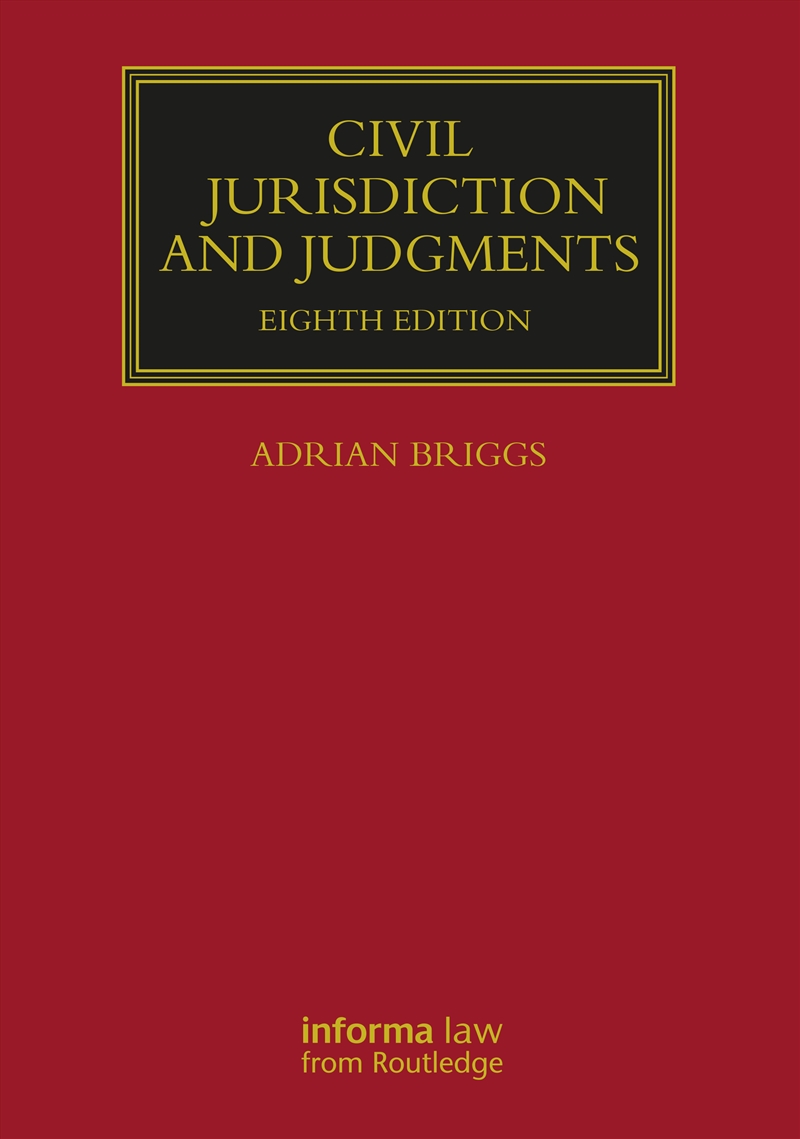 Civil Jurisdiction And Judgments/Product Detail/Law